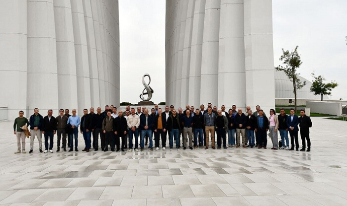  NATO təliminin iştirakçıları Zəfər muzeyində - Foto  