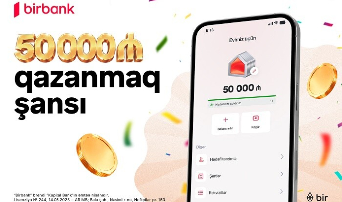  Birbank-dan lotereya: 507 qalib pul mükafatı qazanacaq  