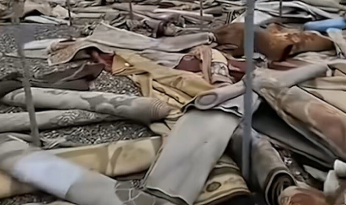  Xalçaları yumaq üçün qəbul etdi, pulları mənimsədi - Video  