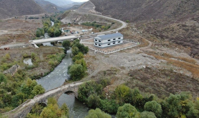  Qubadlıda ilk su elektrik stansiyası tikilir - Video  