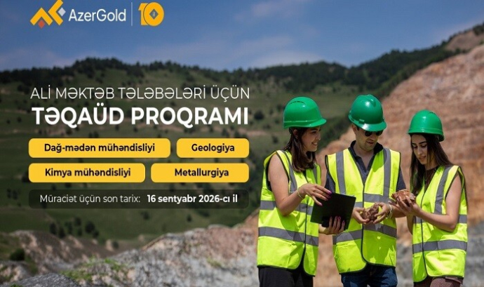  “AzerGold” tələbələr üçün növbəti təqaüd proqramını elan edir  