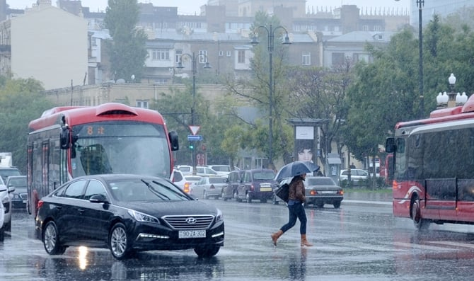  Bakıdakı yağış aylıq normanın 133%-ni təşkil edir  