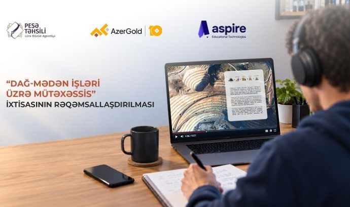  “AzerGold”dan bu sahədə peşə təhsilinin rəqəmsallaşdırılmasına dəstək  