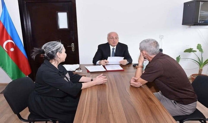  Zakir Fərəcov sakinlərlə səyyar görüş keçirdi - Foto  