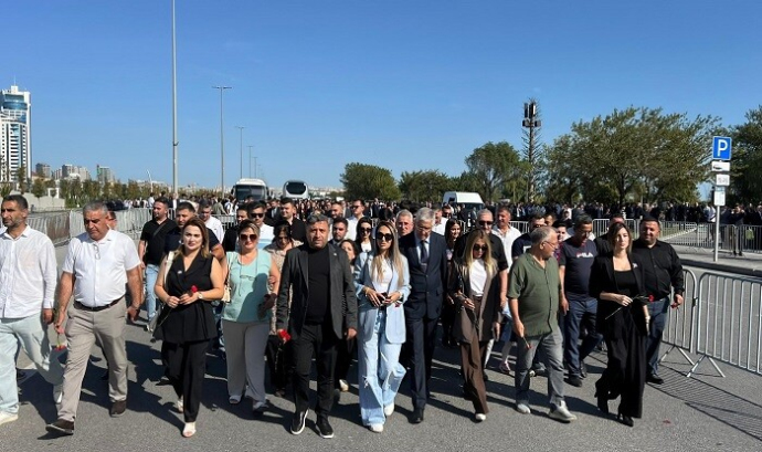  VHP üzvləri Zəfər Parkını ziyarət etdilər - Foto  