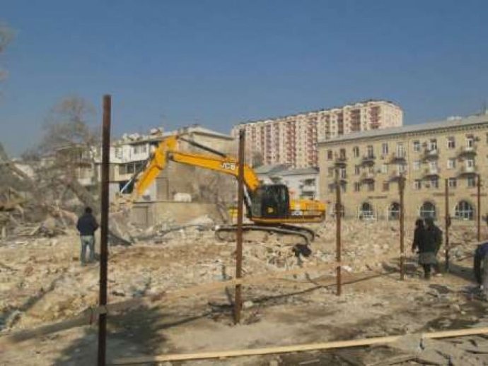  Bakıda bu ərazidə evlərin bir qismi söküləcək - Video  